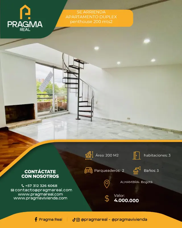 Apartamneto duplex ph en la alhmabra