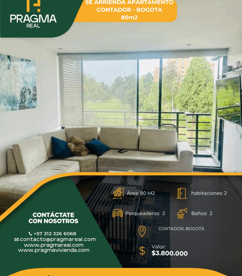 Apartamentos en arriendo bogota el contador Cedritos